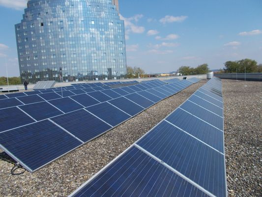 Photovoltaikanlage auf dem CCU in Ulm