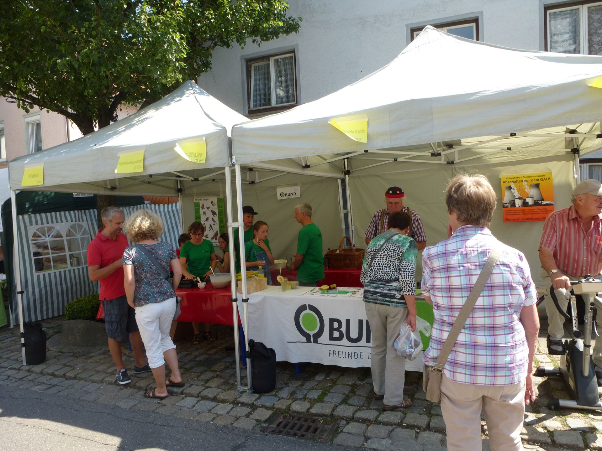 BUND Stand in Erbach Stadtfest 2015